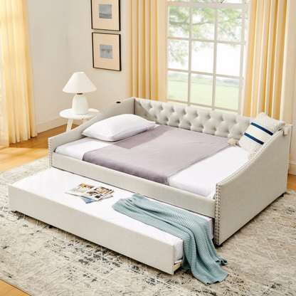 Start2Finish solid wood and metal bed frame with a sturdy design, ideal for bedroom and guest room furnishings.