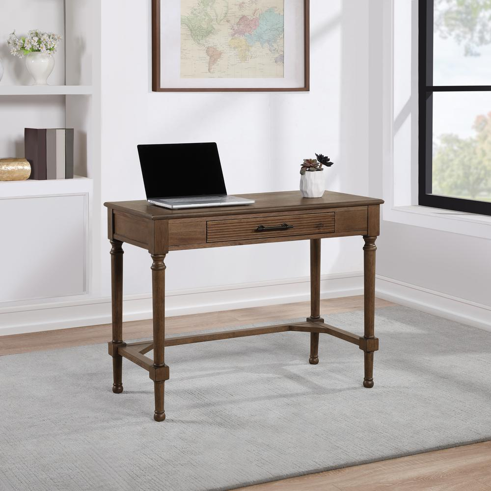 Start2Finish Beacon 40-inch writing desk with wood finish and sleek design, ideal for home office or study space.
