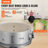Start2Finish VEVOR 5-piece adult drum set with bass, toms, snare, cymbals, stands, and drumsticks on a silver finish.