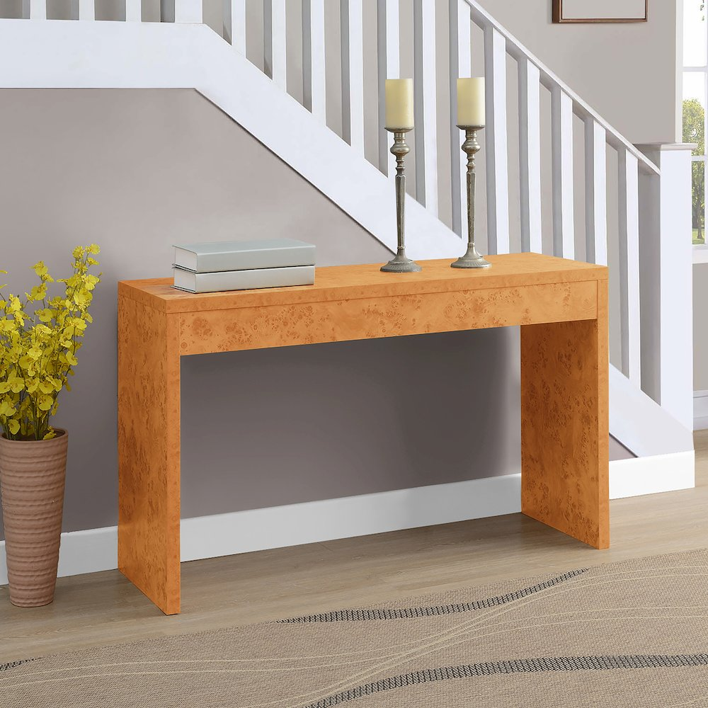 Start2Finish Northfield entryway hall console table with a sleek wooden surface and sturdy legs, ideal for entryway decor.