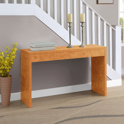 Start2Finish Northfield entryway hall console table with a sleek wooden surface and sturdy legs, ideal for entryway decor.