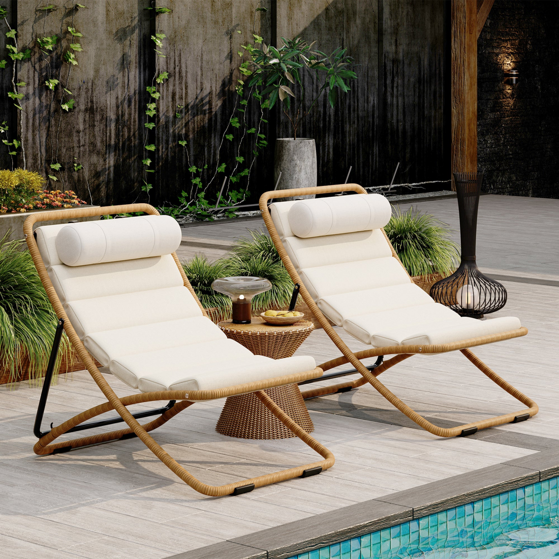 Black accent chair with yellow rattan armrests, modern furniture piece for living room by Start2Finish