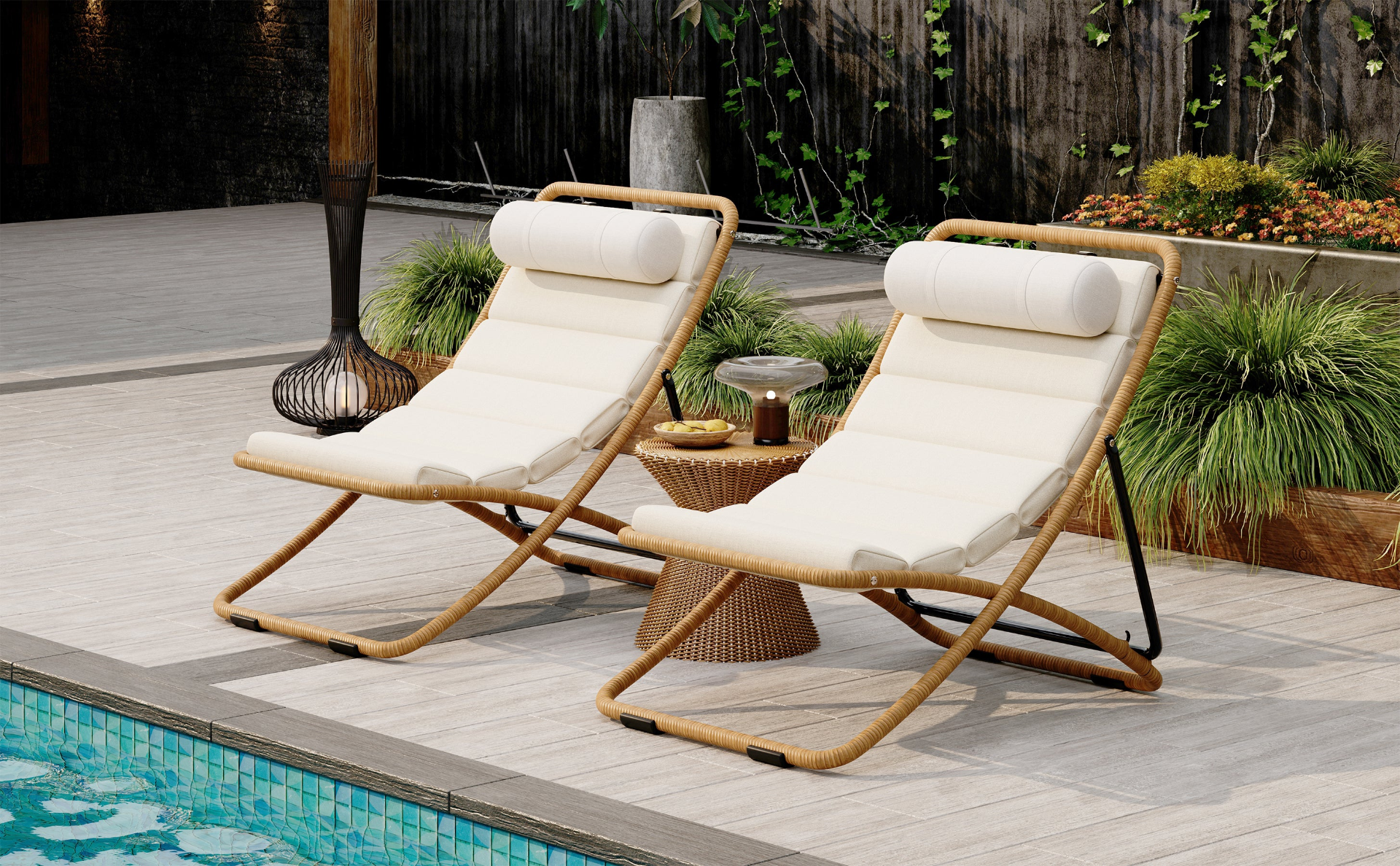 Black accent chair with yellow rattan accents, modern furniture piece for living room by Start2Finish