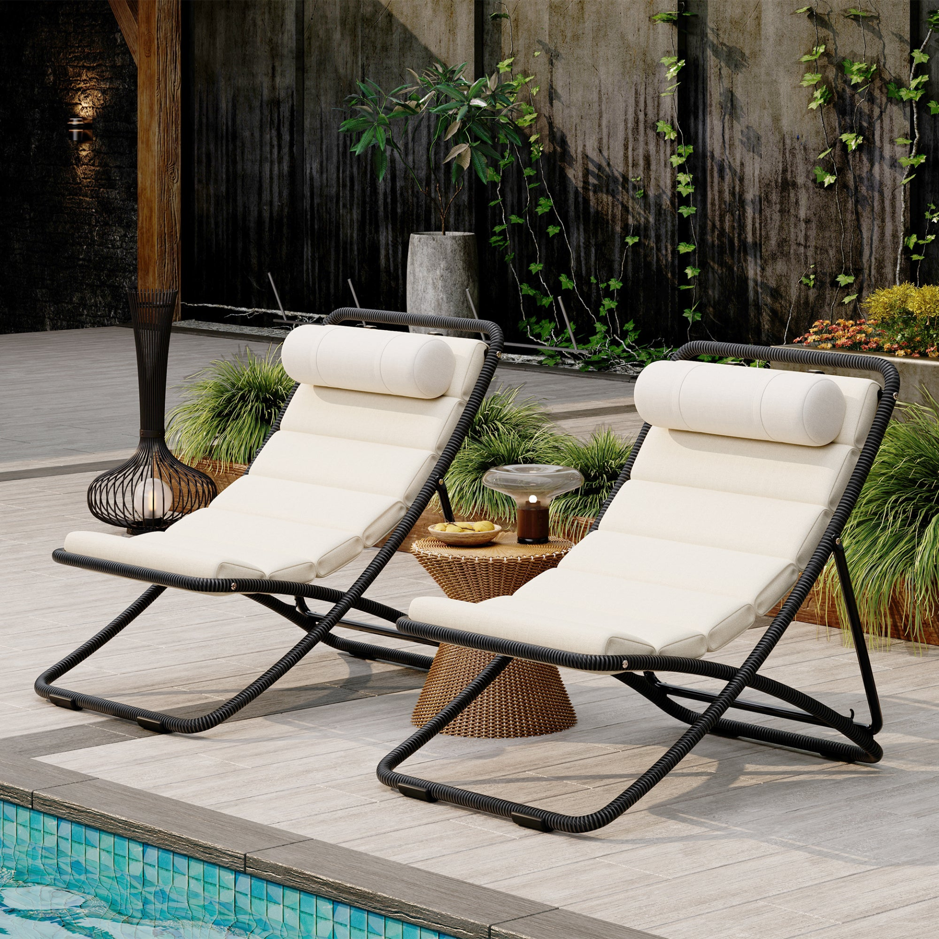Black accent chair with yellow rattan details, modern living room furniture piece by Start2Finish