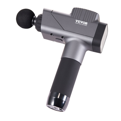 Start2Finish VEVOR Massage Gun with 8 speeds and 6 heads for deep tissue muscle relief and relaxation.