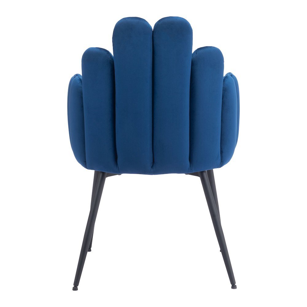 Pair of navy blue Noosa Dining Chairs by Start2Finish, featuring modern design and comfortable cushioned seats.