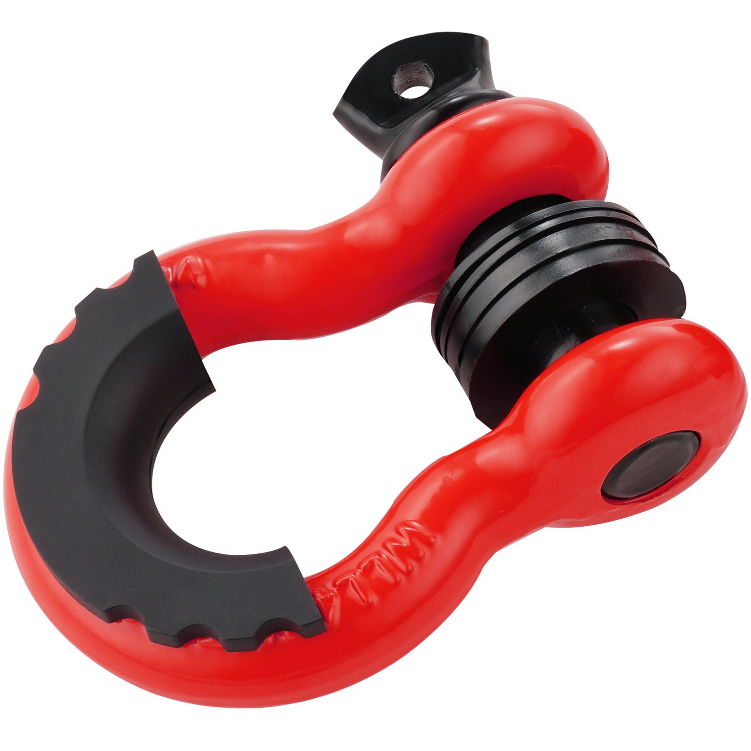 Start2Finish VEVOR 3/4" D-Ring shackles, alloy steel off-road recovery shackles with screw pin, red color for Jeep and truck recovery