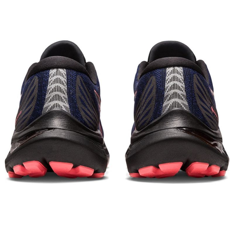 Start2Finish Asics GT 2000 11 GTX W running shoes, black and gray athletic footwear with waterproof Gore-Tex material.