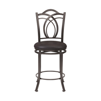 Start2Finish Calif Metal Counter Stool with a sleek metal frame and cushioned seat, ideal for modern kitchen or bar areas.