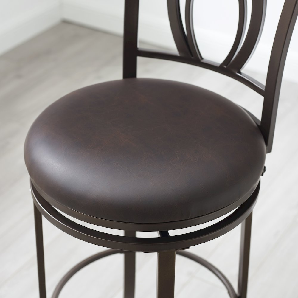Start2Finish Calif Metal Counter Stool with a sleek metal design and sturdy base, ideal for modern kitchen or bar seating.