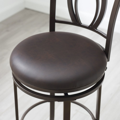 Start2Finish Calif Metal Counter Stool with a sleek metal design and sturdy base, ideal for modern kitchen or bar seating.