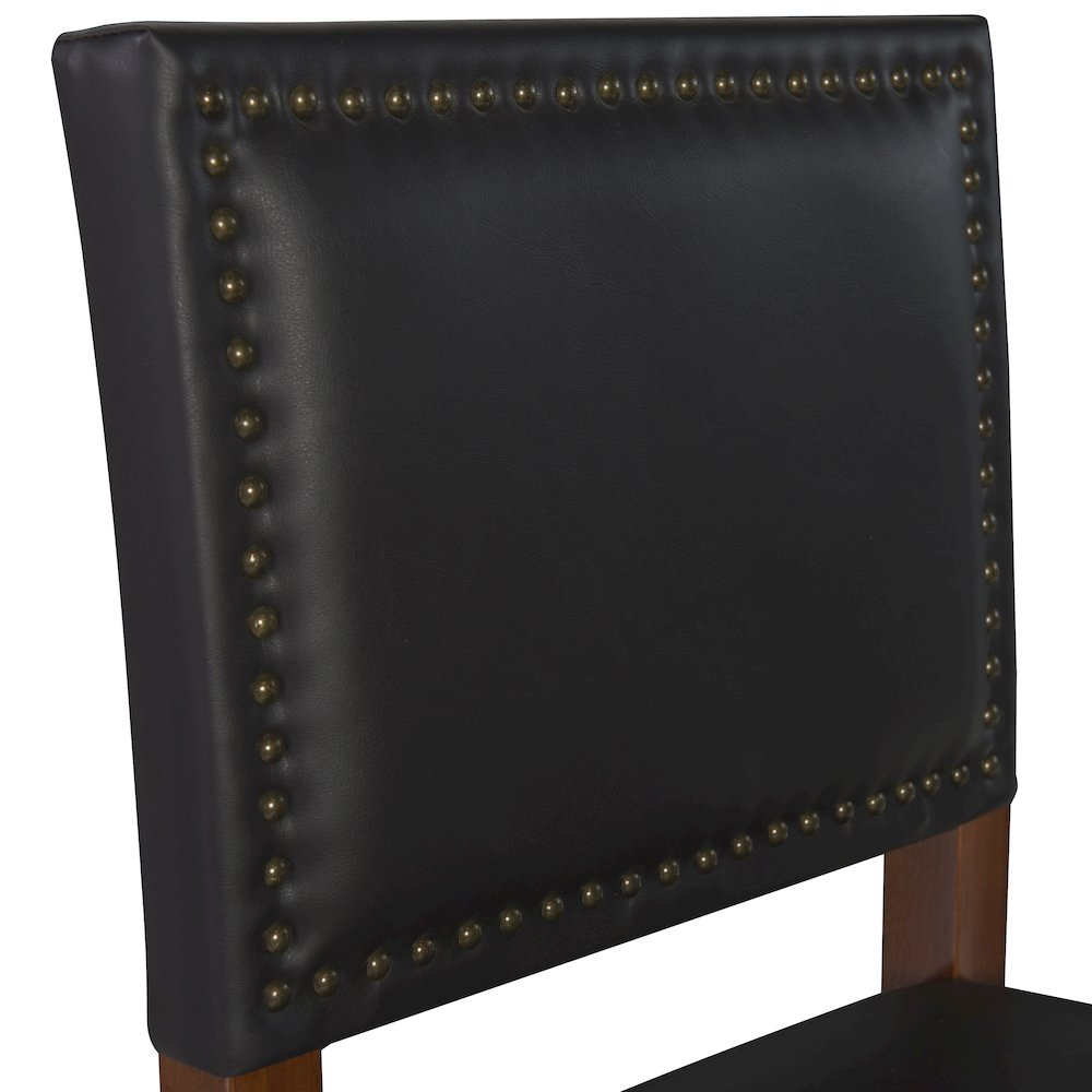 Black Brook bar stool from Start2Finish featuring a modern design with a cushioned seat and sturdy metal legs.