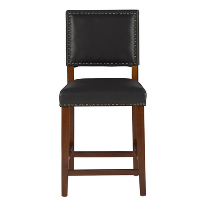 Black Brook Counter Stool by Start2Finish with a sleek design, featuring a sturdy frame and comfortable seating for kitchen or bar area.