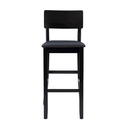 Contemporary Torino 30-inch bar stool by Start2Finish with a sleek design and cushioned seat, ideal for modern kitchen or bar area.