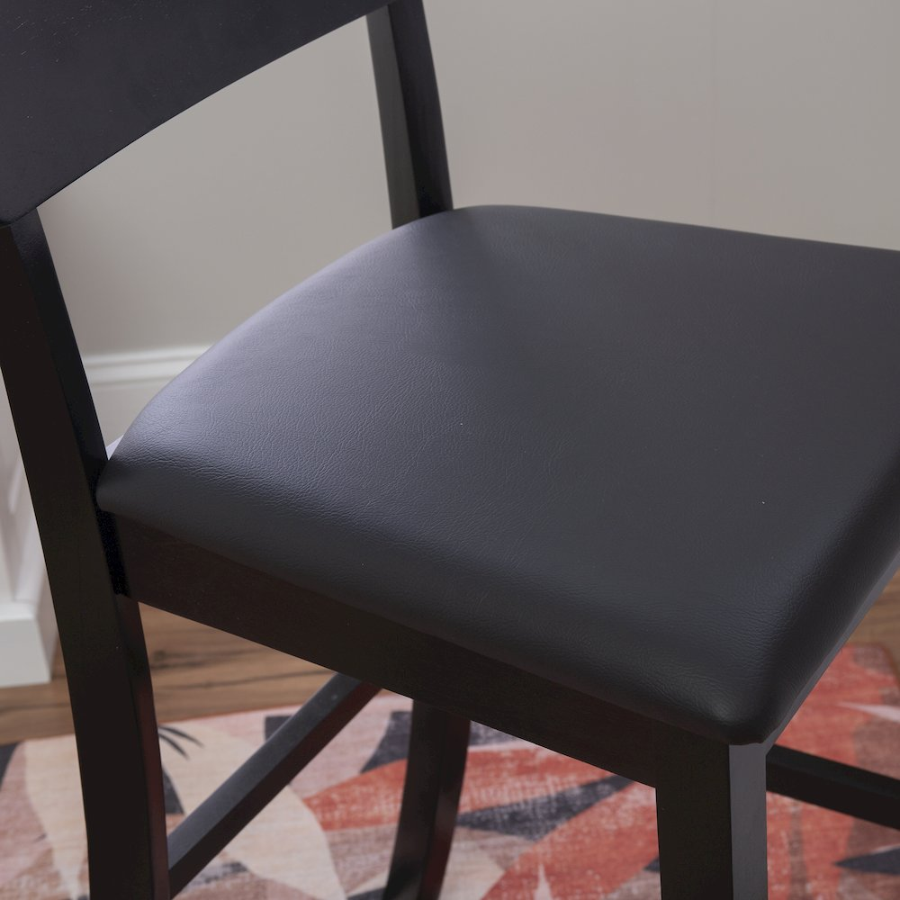 Contemporary Torino 30-inch bar stool by Start2Finish with a sleek design and modern wooden finish, perfect for kitchen or bar area.