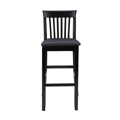 Start2Finish Torino 30-inch Craftsman Bar Stool with wooden seat and metal frame, showcasing a sturdy, stylish furniture design.