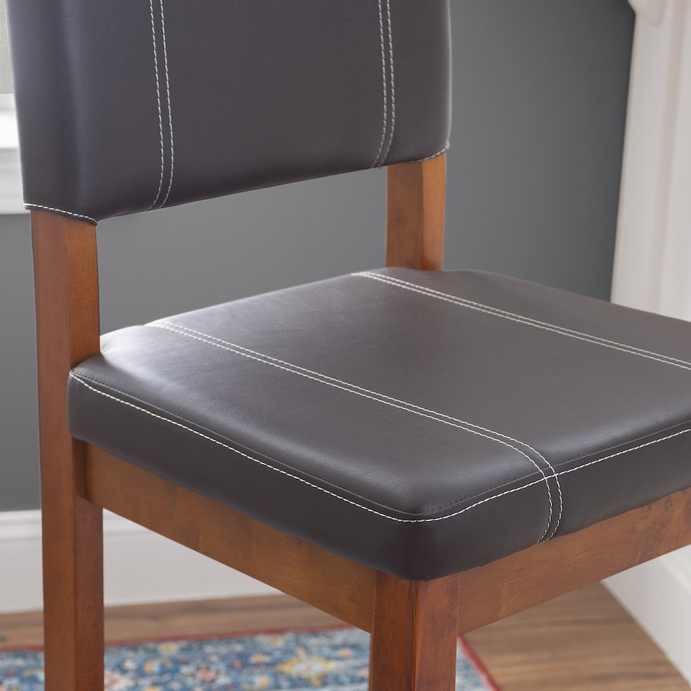 Brown Milano Bar Stool by Start2Finish, showcasing a sleek modern design with a sturdy frame and comfortable seating.