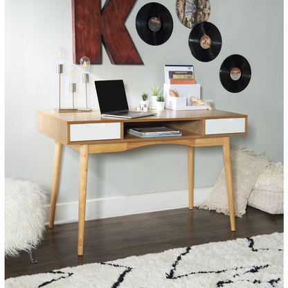 Start2Finish Perry Desk showing a modern office desk with a spacious surface and sleek design for workspace organization.