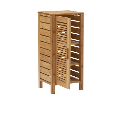Start2Finish Bracken One Door Floor Cabinet showing a sleek wooden furniture piece with a single door and modern design
