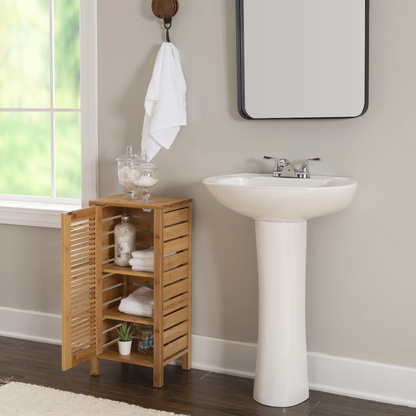 Start2Finish Bracken One Door Floor Cabinet in furniture, featuring a sleek design with a single door and ample storage space.