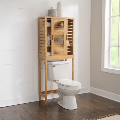 Start2Finish Bracken Space Saver bath organizer with multiple shelves for bathroom storage and organization.