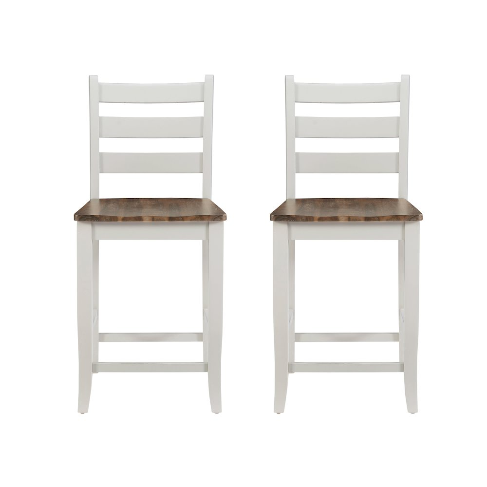 Start2Finish Colm Counter Stool with wooden legs and upholstered seat, ideal for kitchen or bar seating.