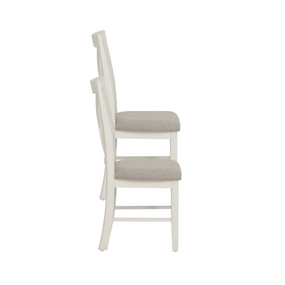 Jane Grey Side Chair by Start2Finish, elegant furniture with a sleek design and upholstered seat, perfect for dining or accent use.
