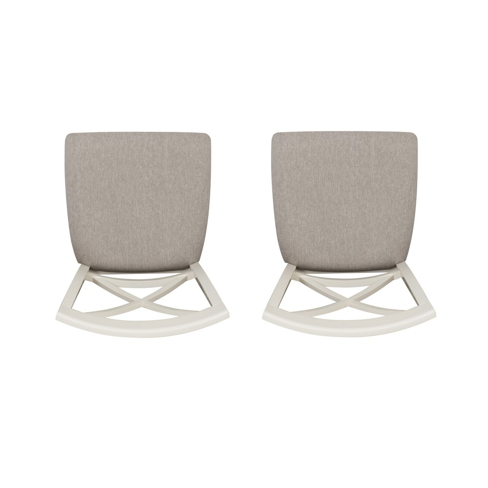 Start2Finish Jane Grey side chair with wooden legs and upholstered fabric seat for stylish, comfortable furniture.