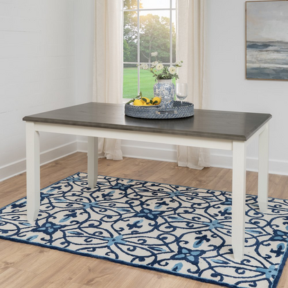 Start2Finish Jane Grey Dining Table, elegant wooden furniture with a smooth tabletop and sturdy legs.