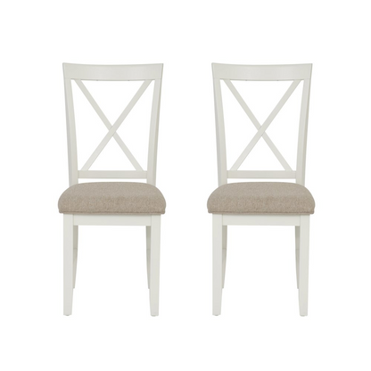 Start2Finish Jane Brown Side Chair with wooden legs and cushioned fabric seat, modern and stylish for dining or office use.