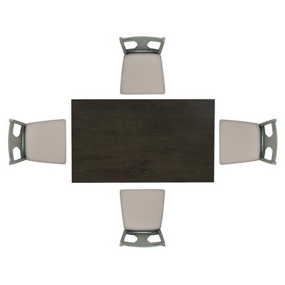 Willow 5-piece dining set by Start2Finish featuring a table and four matching chairs in a modern wooden design.