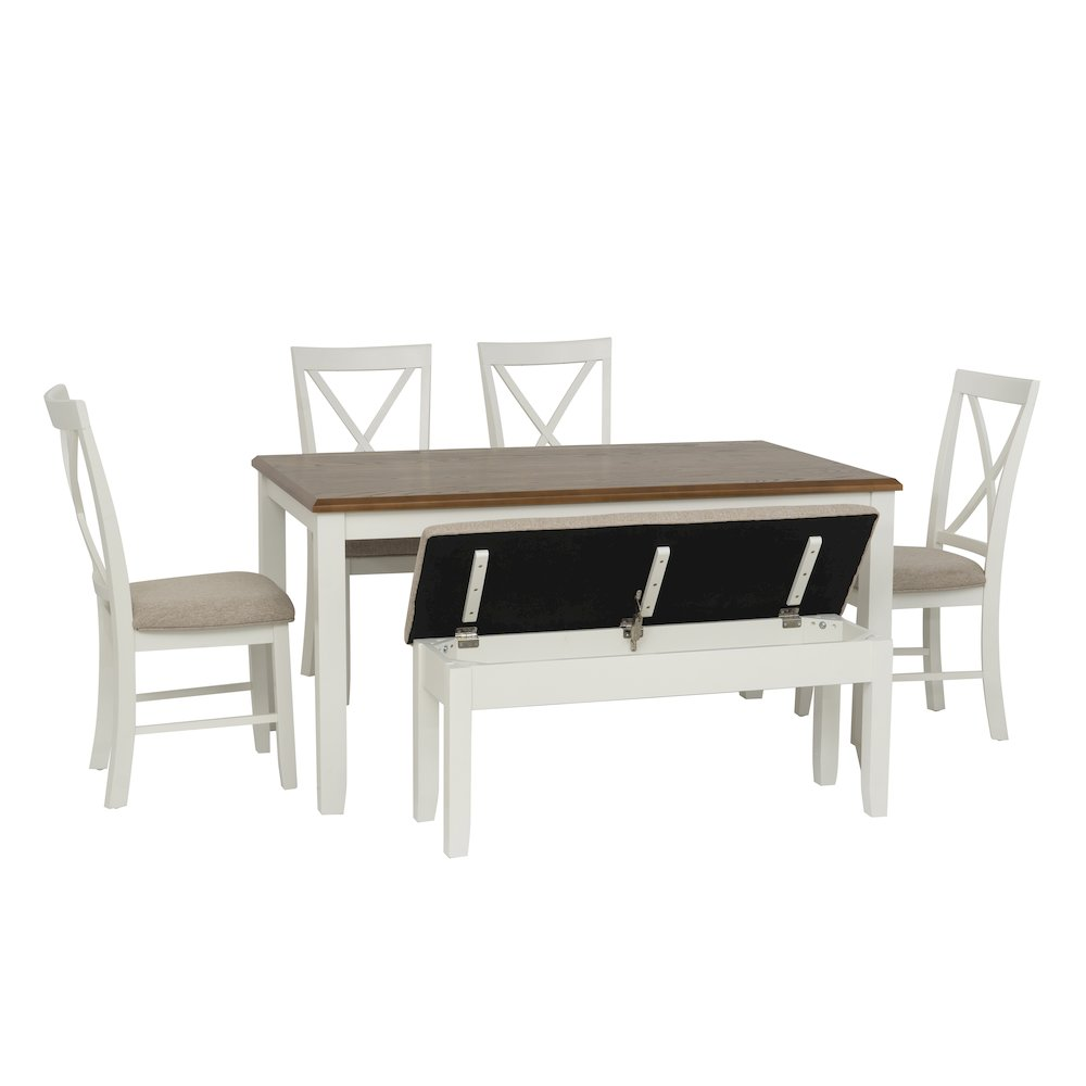 Jane Brown 6-piece dining set by Start2Finish featuring a wooden table and matching chairs for modern dining spaces.