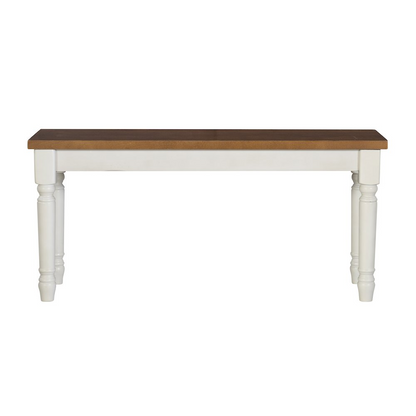 Wooden Willow Brown Bench by Start2Finish, showcasing a sturdy furniture piece with a smooth finish and elegant design.