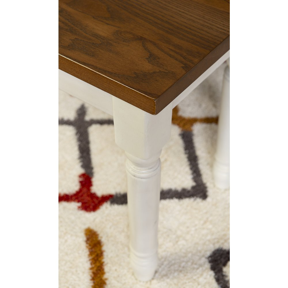 Willow Brown Start2Finish wooden bench with curved armrests and slatted seat, ideal for entryways or living rooms.