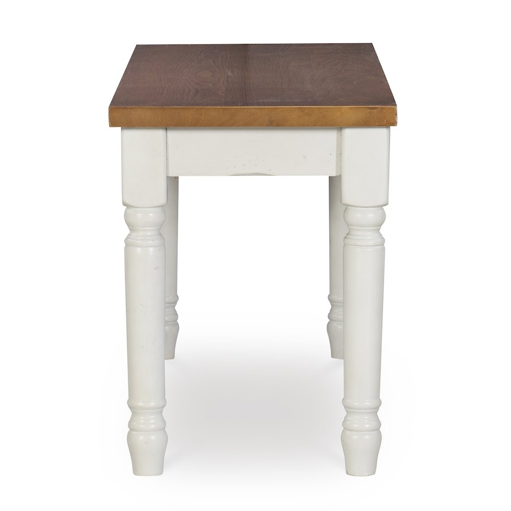 Wooden Willow Brown Bench by Start2Finish, showcasing a sturdy furniture piece with a smooth finish and classic design.