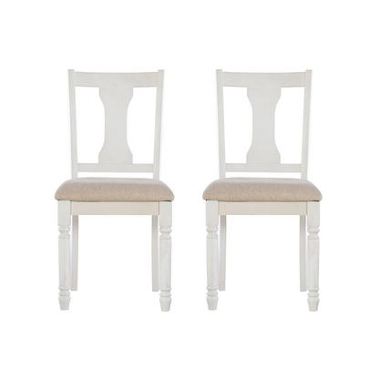 Willow Brown Side Chair by Start2Finish with wooden frame and cushioned seat, modern furniture for dining or living space.