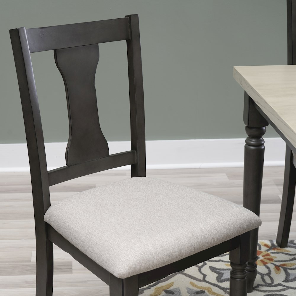 Willow Grey 5-piece furniture set by Start2Finish, includes matching table, chairs, and storage pieces in a modern grey finish.