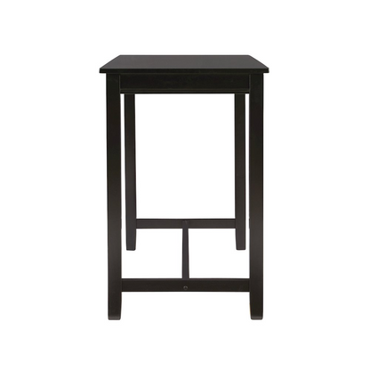 Black Claridge Counter Pub Table by Start2Finish, showcasing a sleek, modern furniture piece with a smooth tabletop and sturdy base.