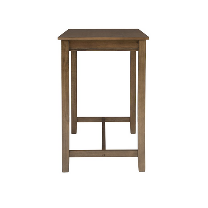 Rustic brown Claridge 36-inch counter height pub table by Start2Finish, showcasing a sturdy wooden surface and modern design.