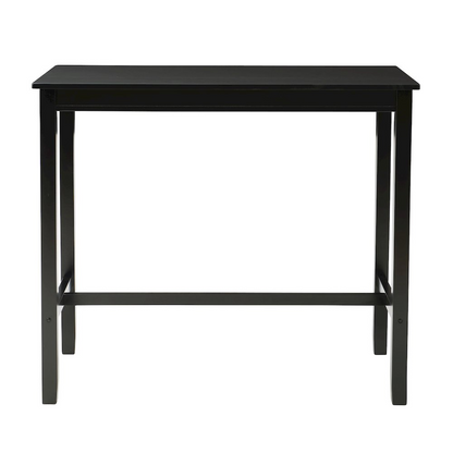 Black Claridge Bar Pub Table by Start2Finish, featuring a sturdy furniture design with a sleek tabletop and supporting base.