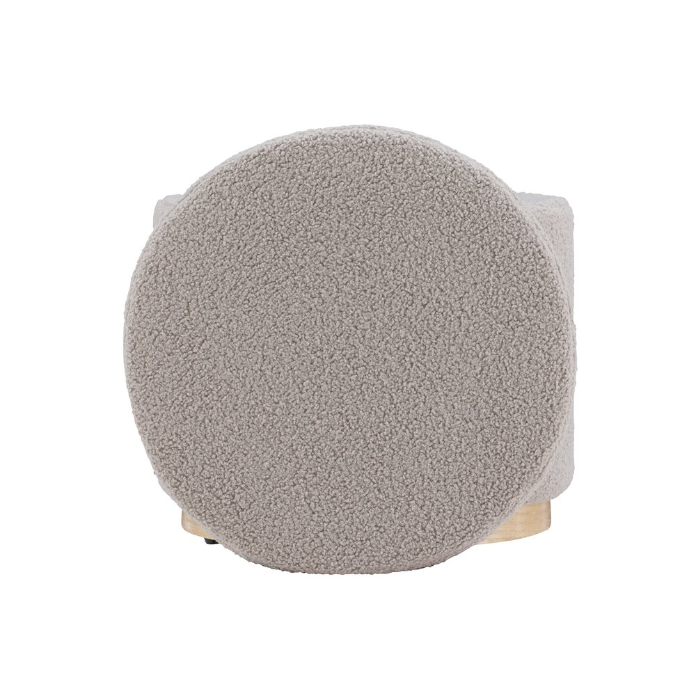 Start2Finish Blanche Grey Storage Ottoman featuring a cushioned top and spacious interior for versatile home storage.