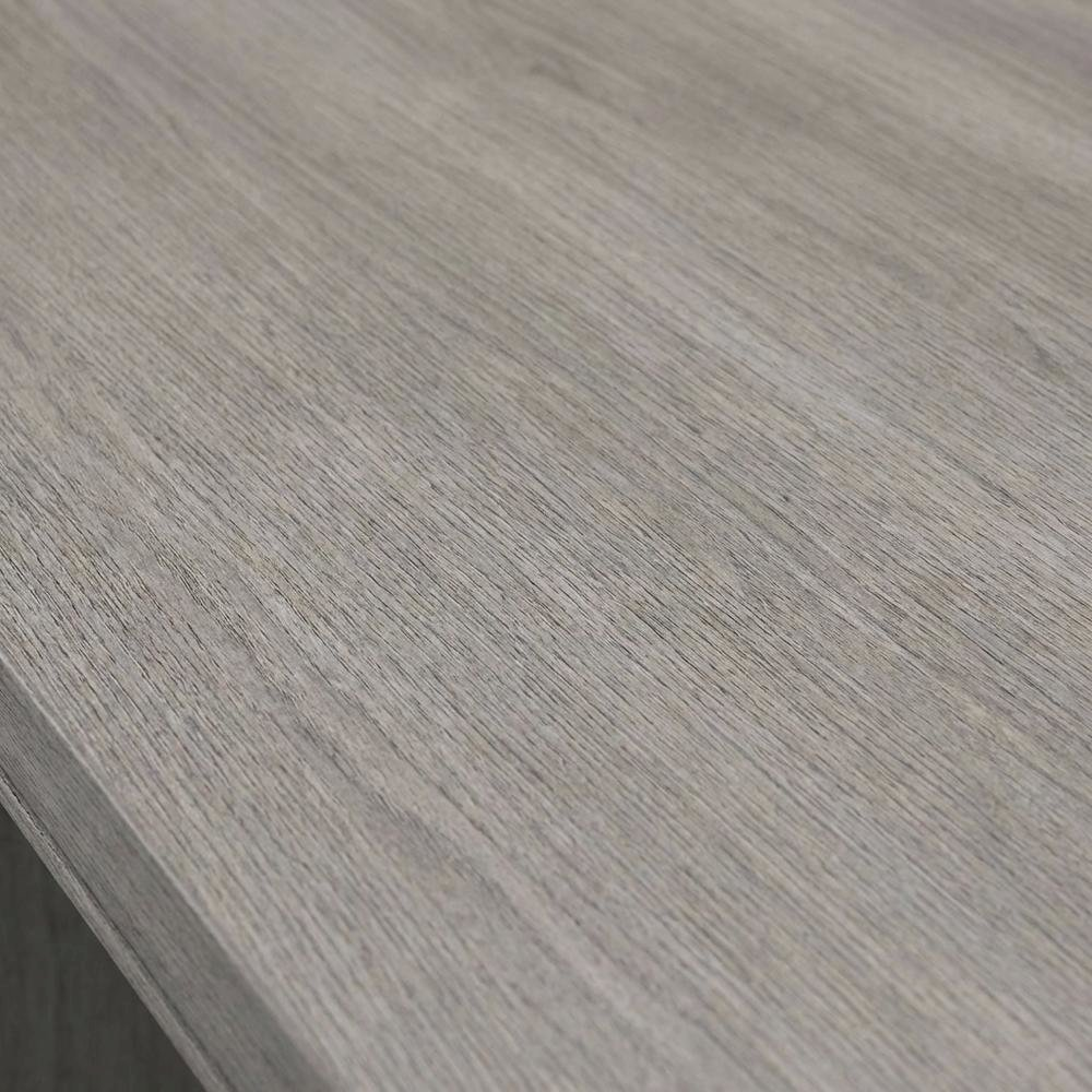Hayes Garden Desk in Ashen Oak finish by Start2Finish, showing a sturdy outdoor wooden desk with a natural oak look.