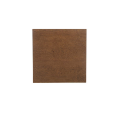 Start2Finish Charlotte End Table with wooden top and black metal legs, modern and stylish living room accent piece.