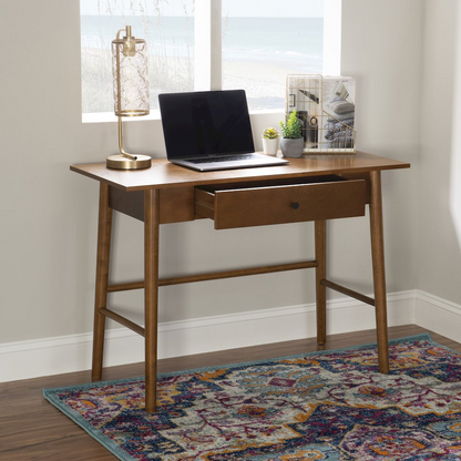 Start2Finish Charlotte Desk, a modern wooden furniture piece with a spacious workspace and sleek design.