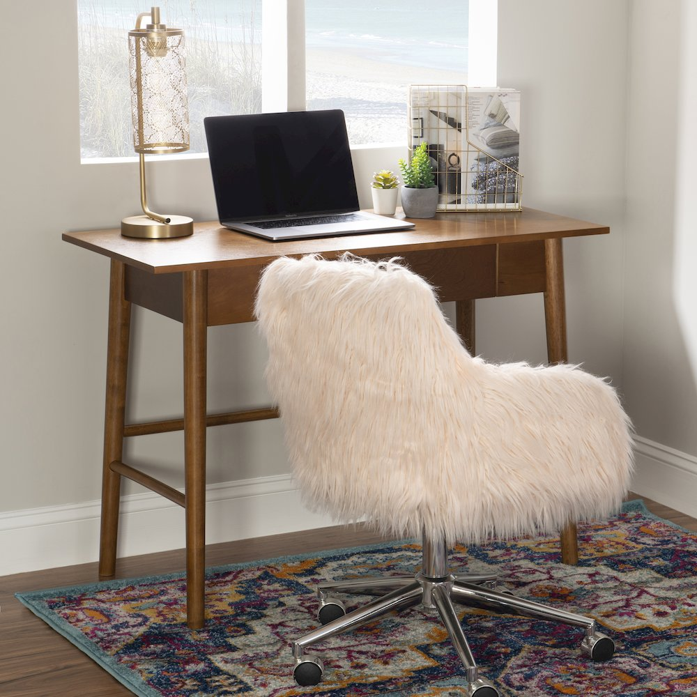 Start2Finish Charlotte Desk, modern wooden furniture with spacious workspace and sleek design, ideal for home or office use.