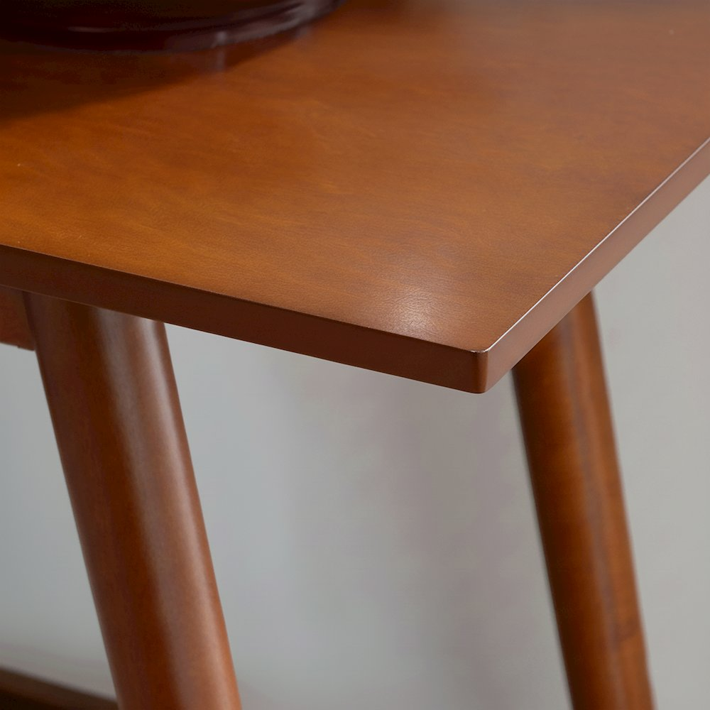 Start2Finish Charlotte console table with a sleek wooden finish, showcasing a modern furniture piece for entryways or living rooms.