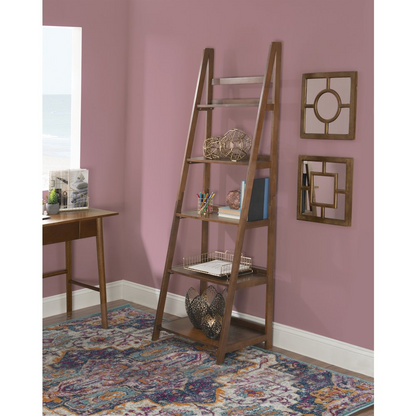 Start2Finish Charlotte Bookcase with multiple shelves and a modern wooden design, perfect for home or office storage.