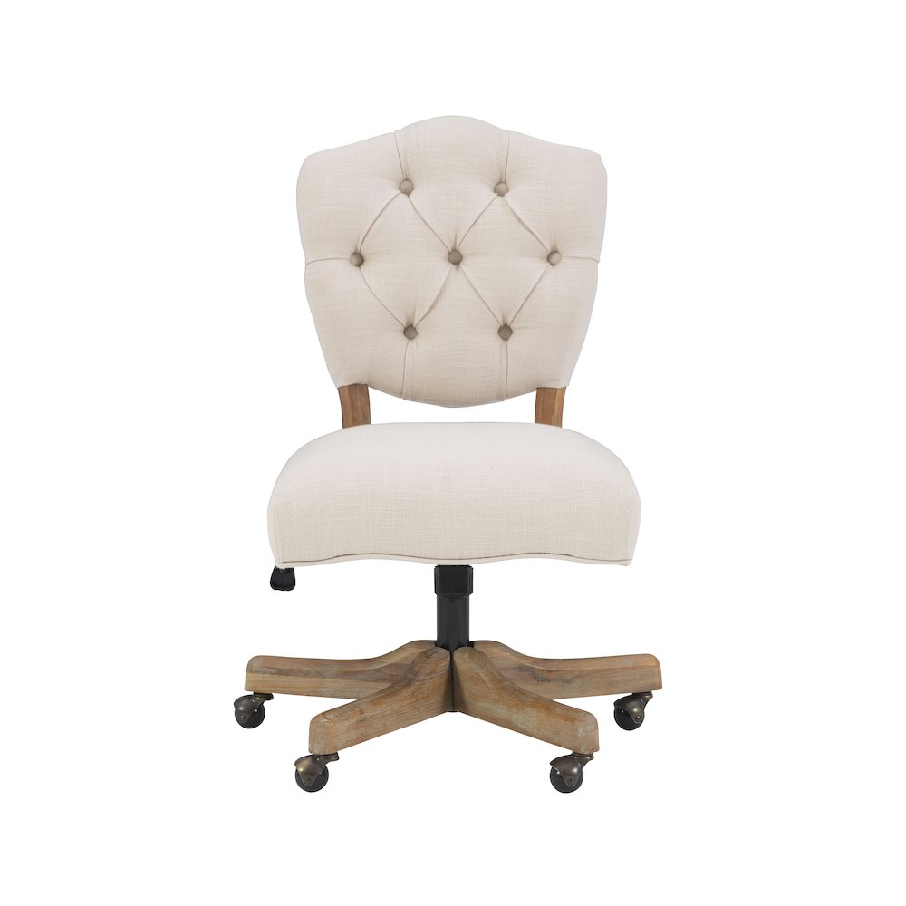Start2Finish Kelsey Office Chair in natural finish with padded seat, adjustable height, and ergonomic design for comfortable workspace seating.