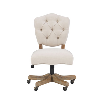 Start2Finish Kelsey Office Chair in natural finish with padded seat, adjustable height, and ergonomic design for comfortable workspace seating.