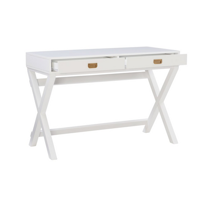 Peggy White Writing Desk by Start2Finish featuring a sleek modern design with a spacious tabletop and minimalist style